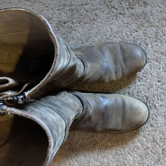 Teva De La Vina Boots Women's Size 9 Brown Waterproof Leather Buckle Tall Riding - Picture 12 of 16